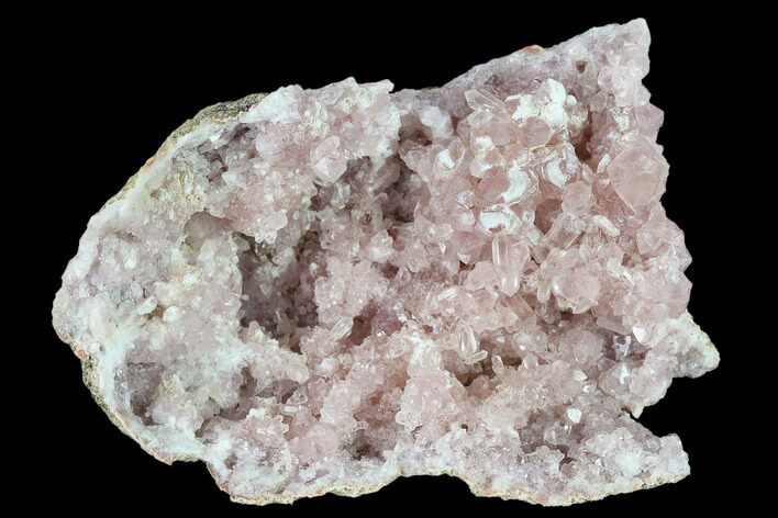 Pink Amethyst Geode Section - Argentina #134773